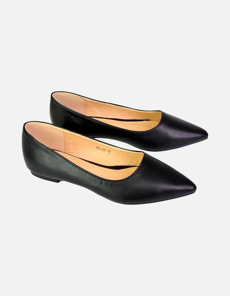 Womens/Ladies Bubbles Pointed Ballerina Flats