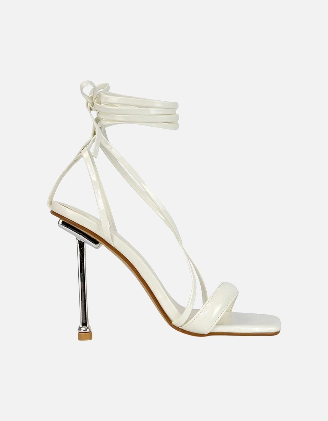 Womens/Ladies Rayne Strappy Square High Heels