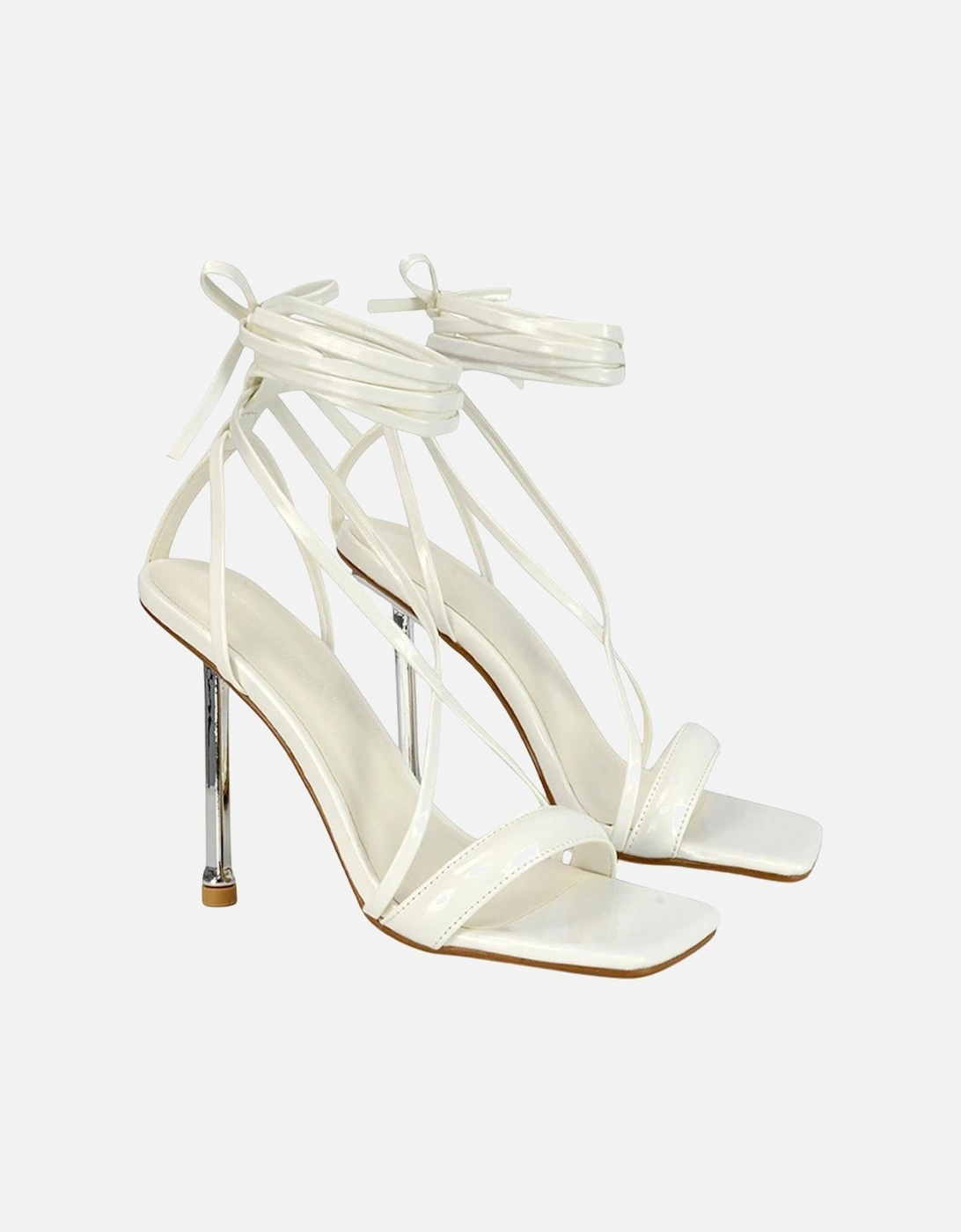 Womens/Ladies Rayne Strappy Square High Heels