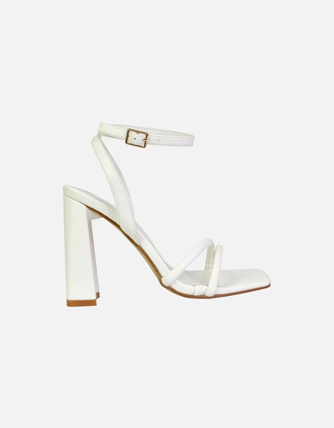 Womens/Ladies Sorbet High Block Heel Sandals