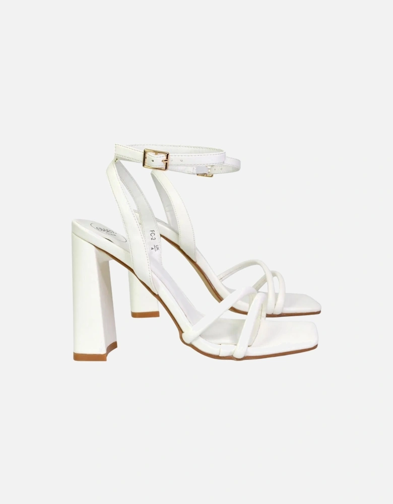 Womens/Ladies Sorbet High Block Heel Sandals