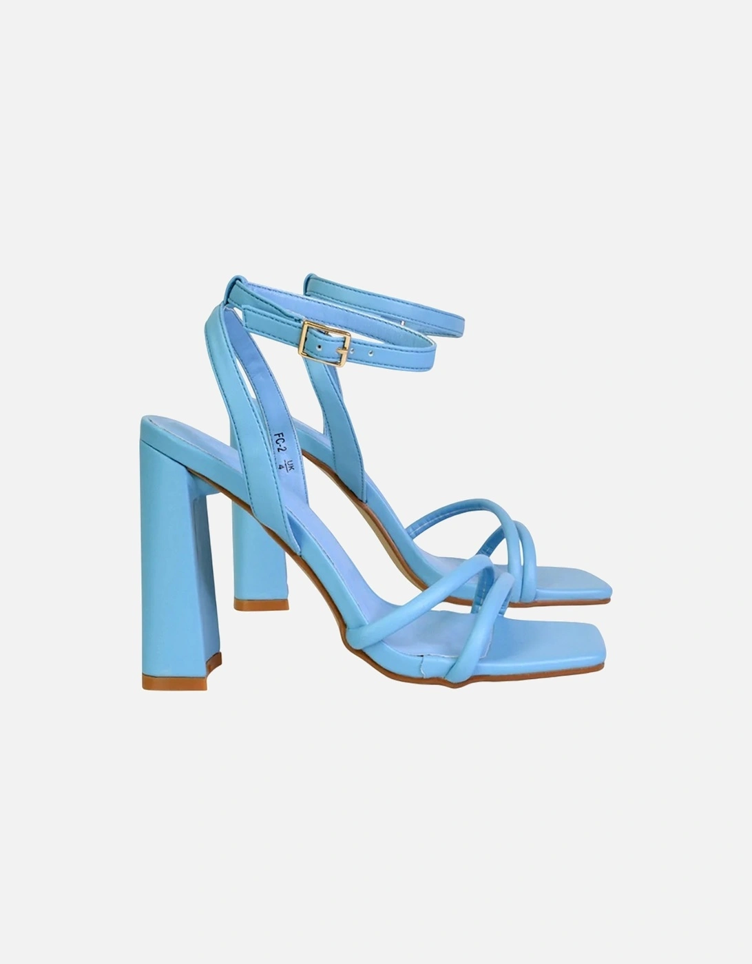Womens/Ladies Sorbet High Block Heel Sandals