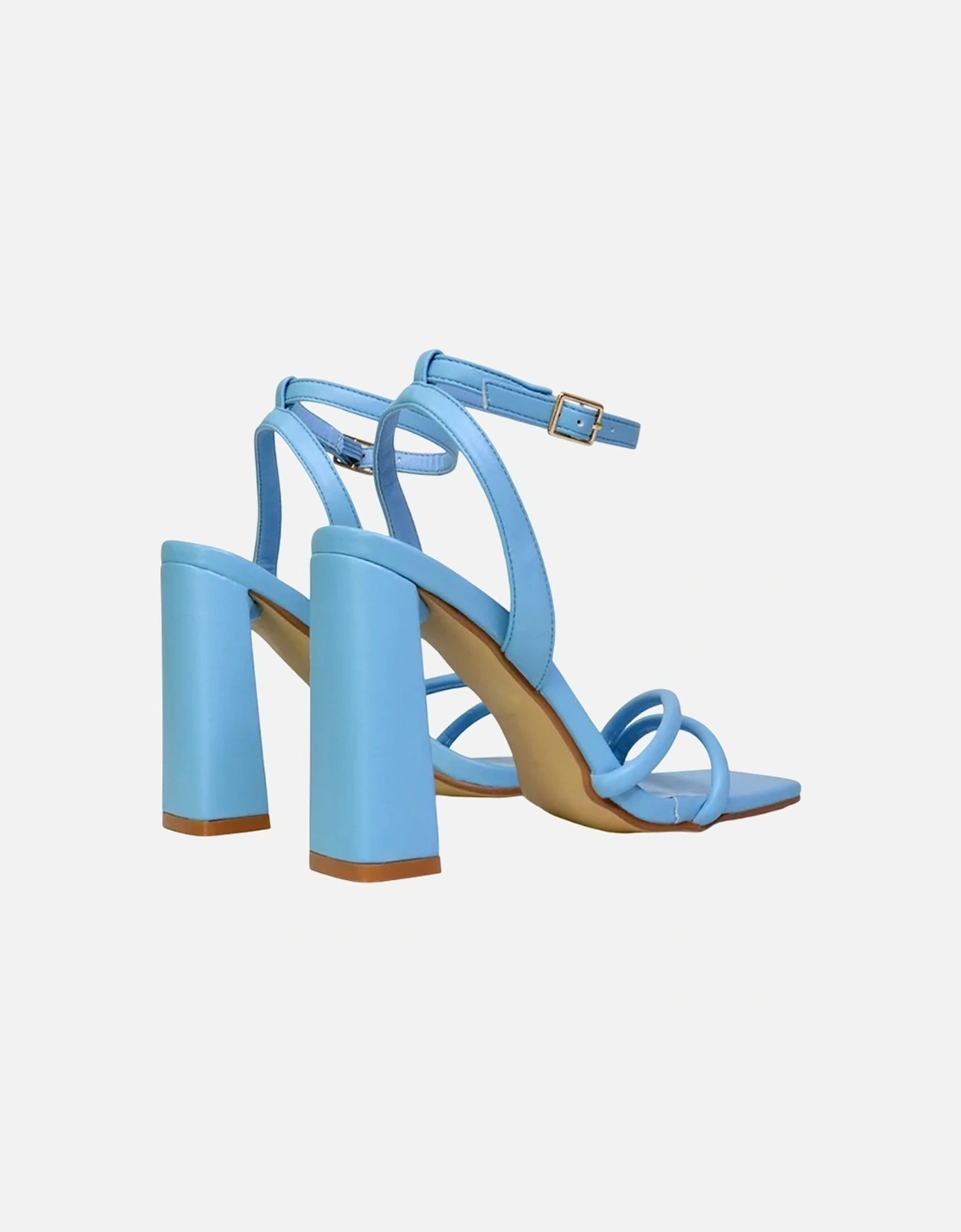 Womens/Ladies Sorbet High Block Heel Sandals