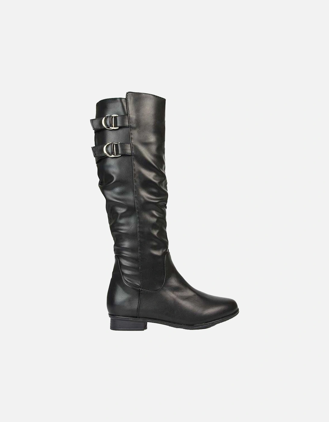 Womens/Ladies Mia Slouch Flat Knee High Sock Boots