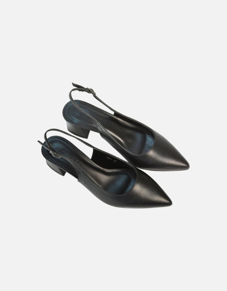 Womens/Ladies Becky Sling Back Court Shoes