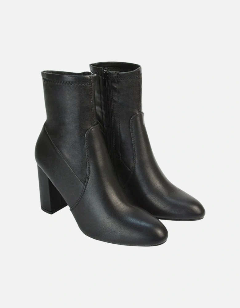 Womens/Ladies Harleigh Stretch High Rise Sock Ankle Boots