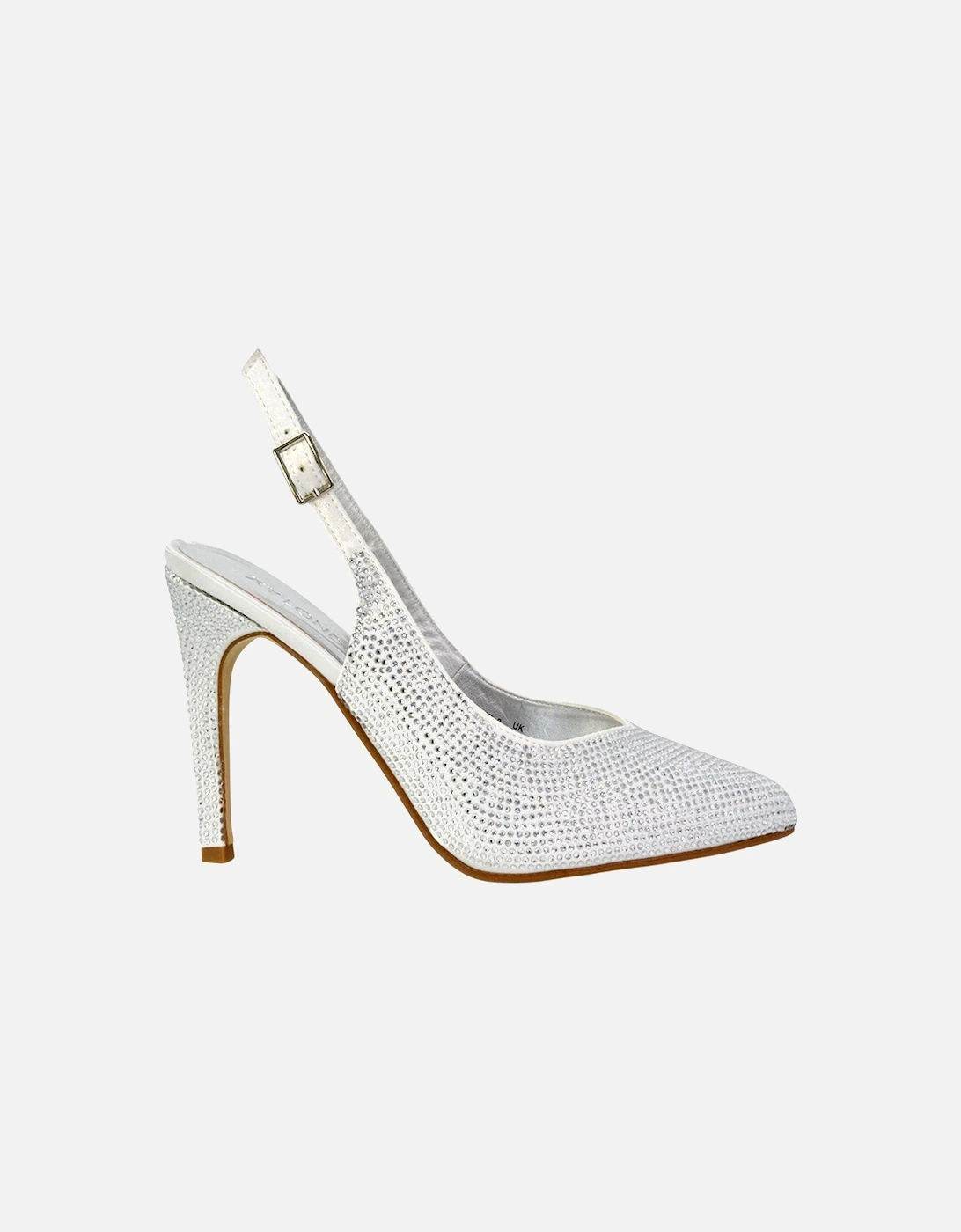 Womens/Ladies Divine Diamante Pointed High Heels