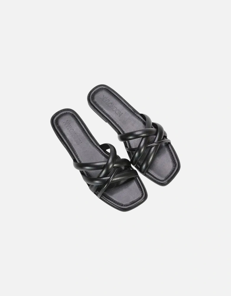 Womens/Ladies Fiona Strappy Open Toe Sliders