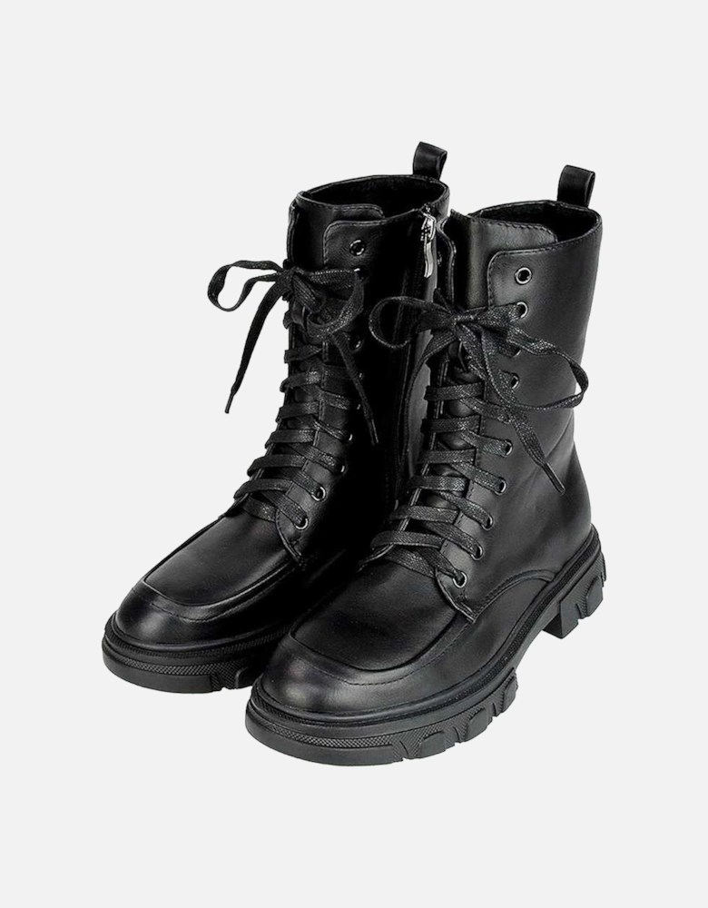 Womens/Ladies Myra Biker Boots