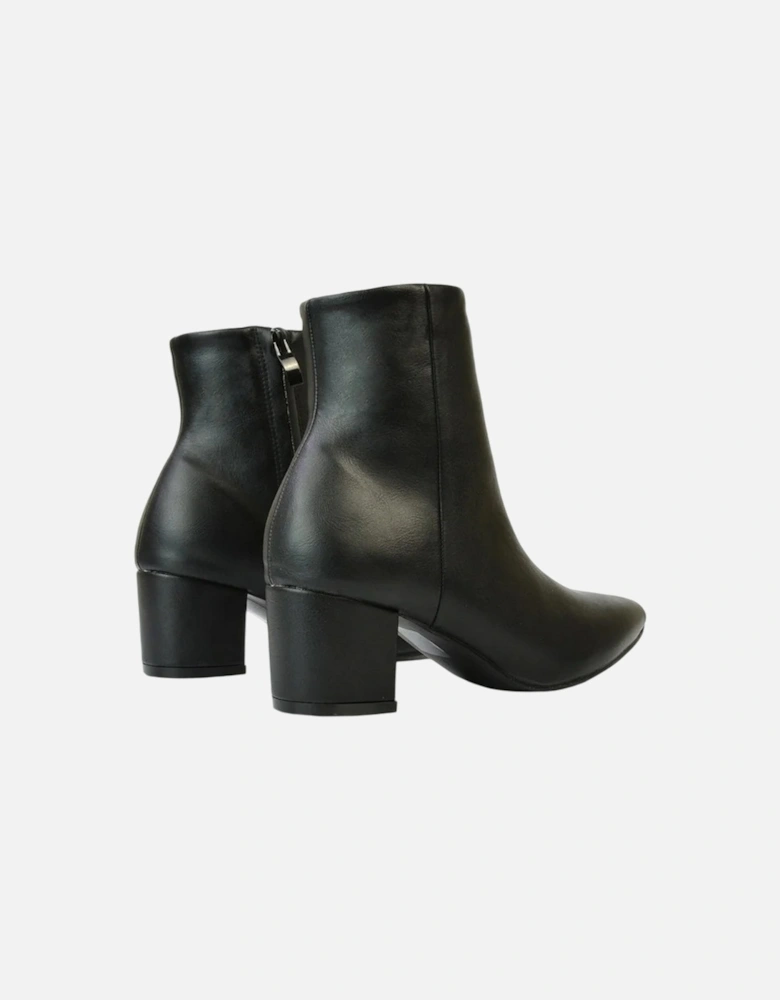 Womens/Ladies Ayda Low Block Heel Ankle Boots