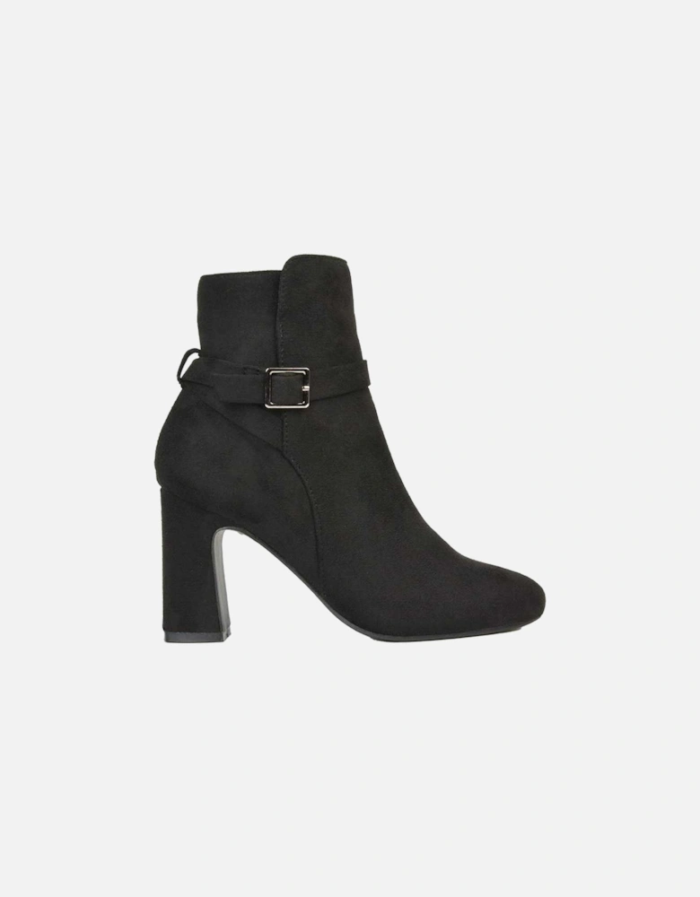 Womens/Ladies Mary Block Heel Ankle Boots