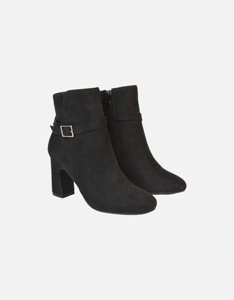 Womens/Ladies Mary Block Heel Ankle Boots