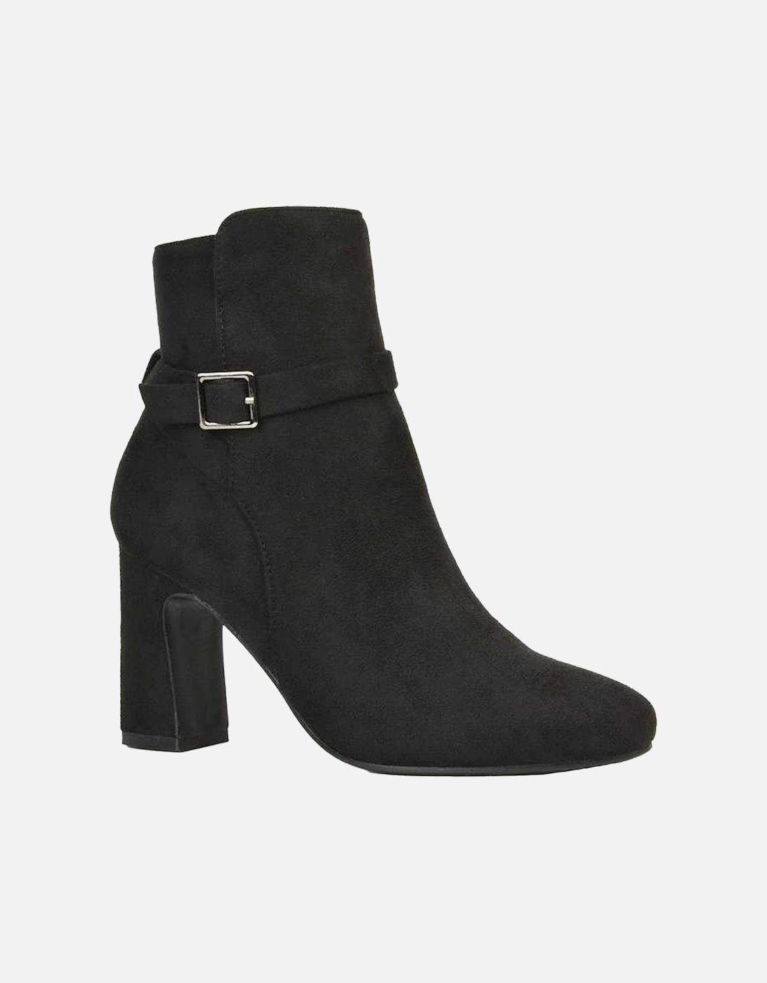 Womens/Ladies Mary Block Heel Ankle Boots, 6 of 5