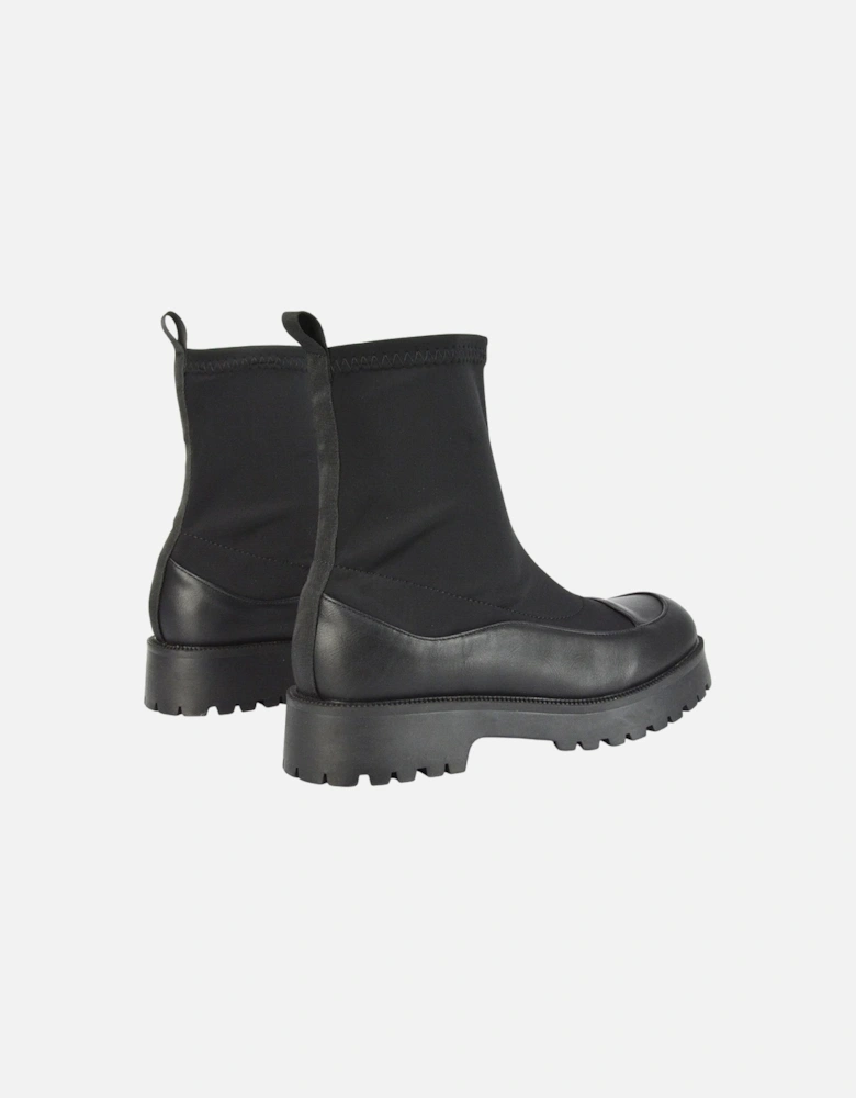 Womens/Ladies Kerry Ankle Flat Biker Boots