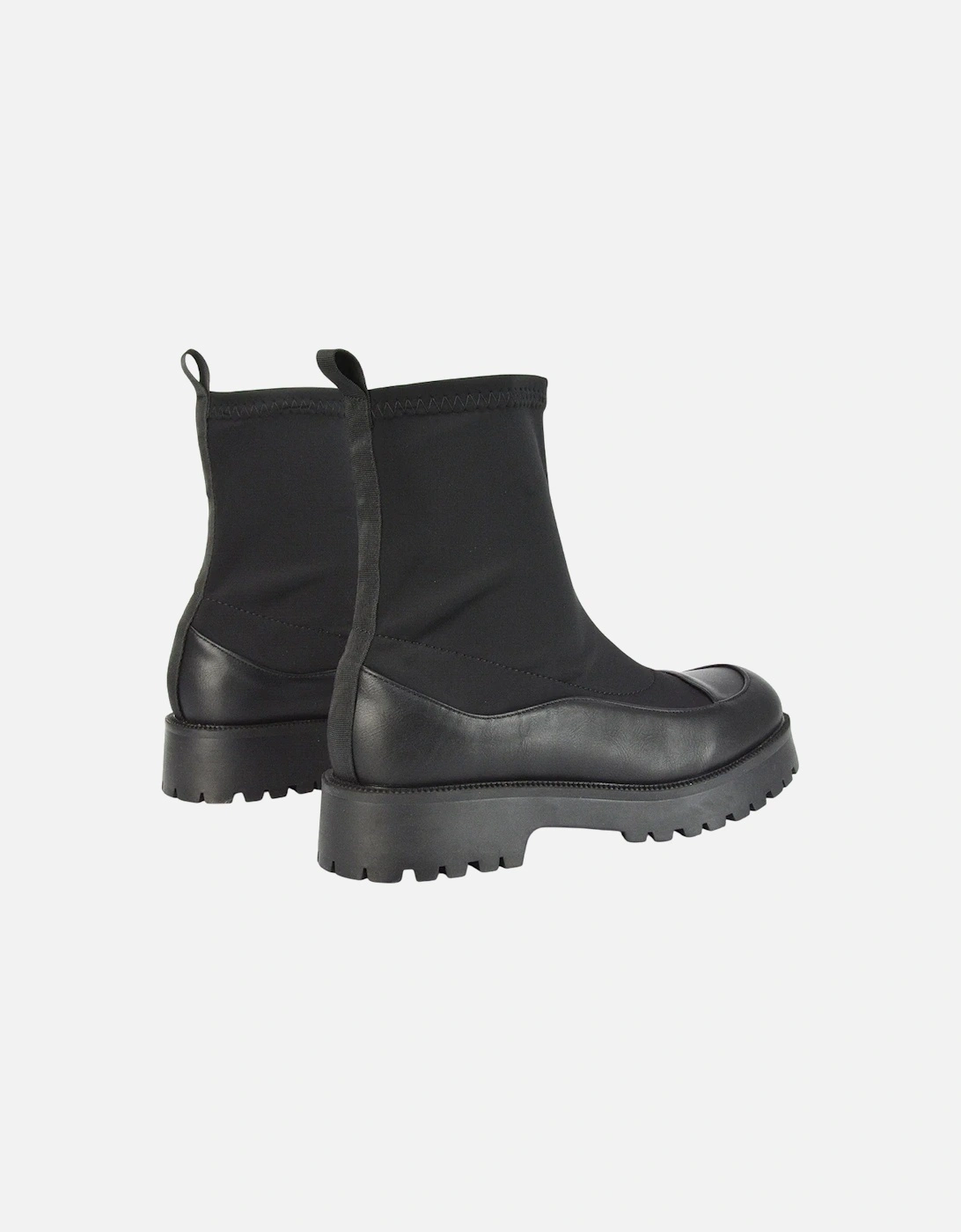 Womens/Ladies Kerry Ankle Flat Biker Boots