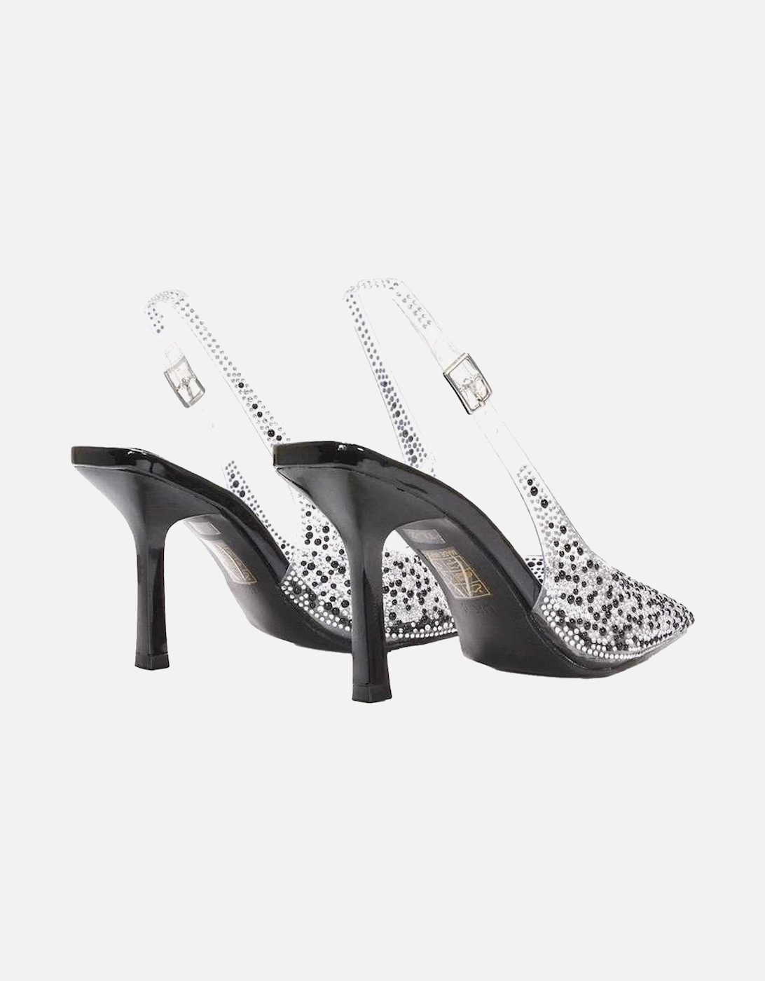 Womens/Ladies Pauline Perspex High Heels