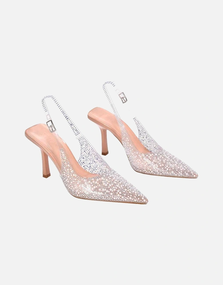 Womens/Ladies Pauline Perspex High Heels