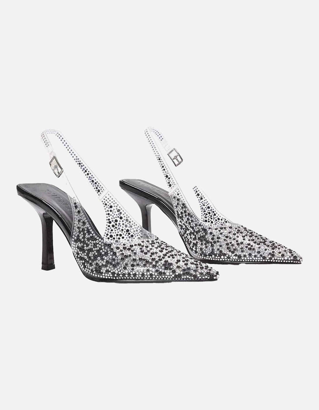 Womens/Ladies Pauline Perspex High Heels