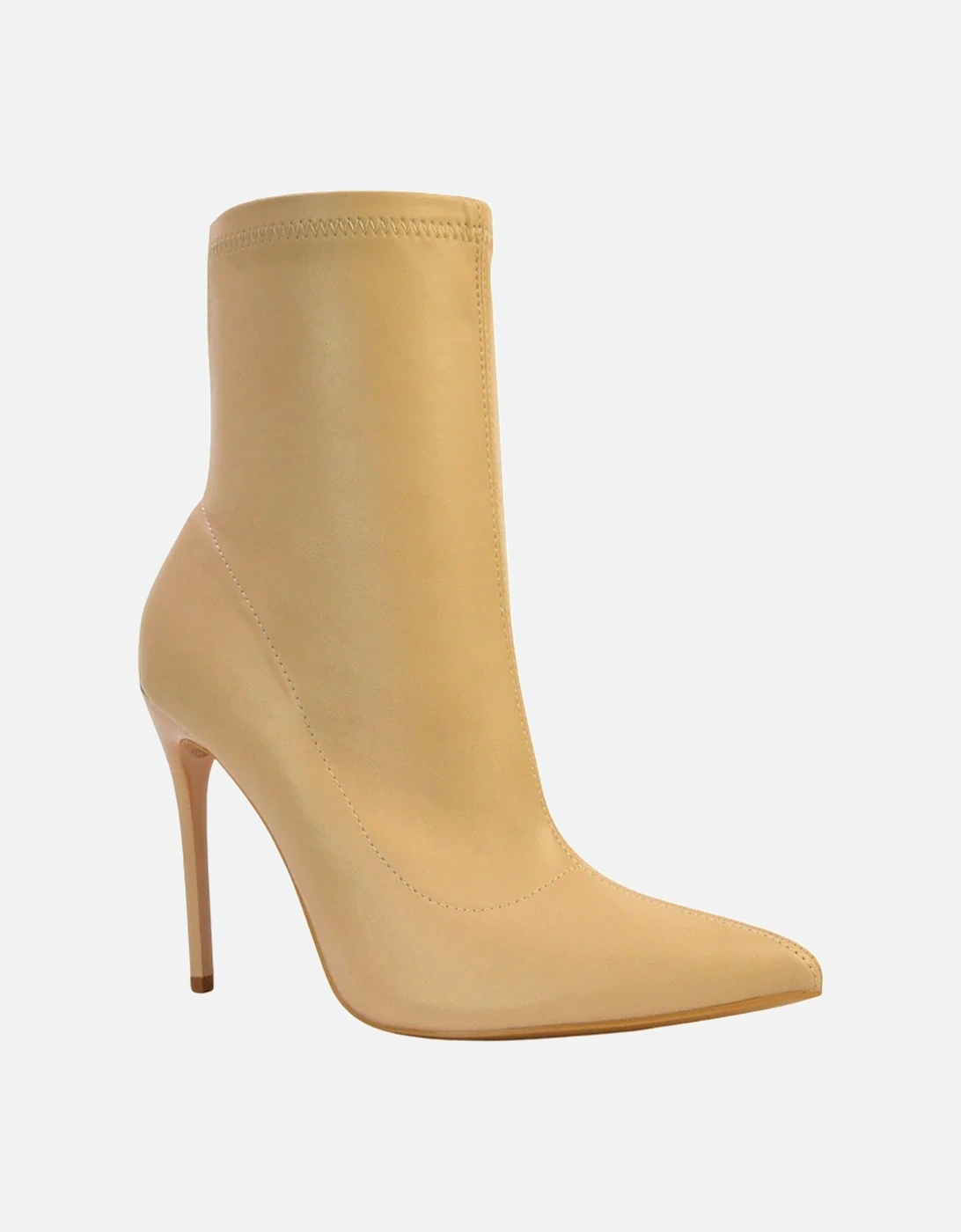 Womens/Ladies Felix Stretch Pointed Stiletto Heel Ankle Boots