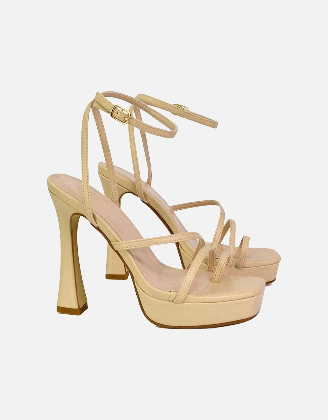 Womens/Ladies Tessie Platform High Heel Sandals