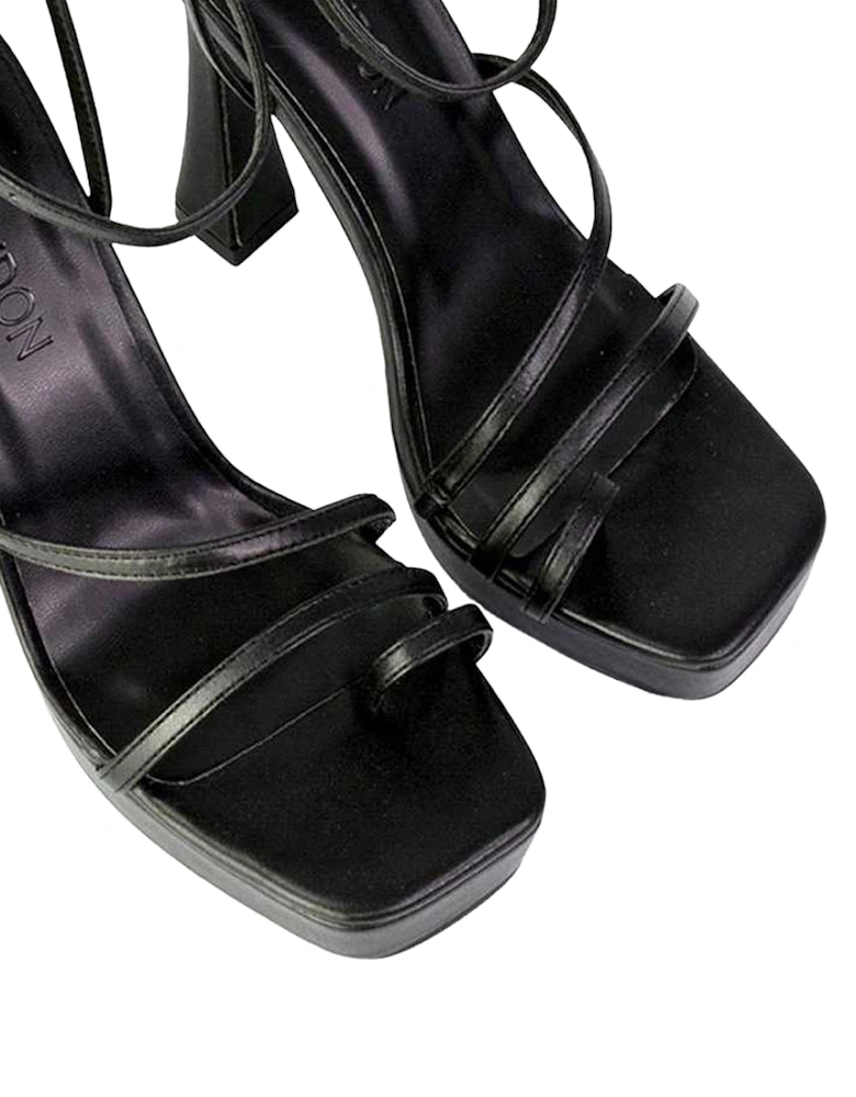 Womens/Ladies Tessie Platform High Heel Sandals