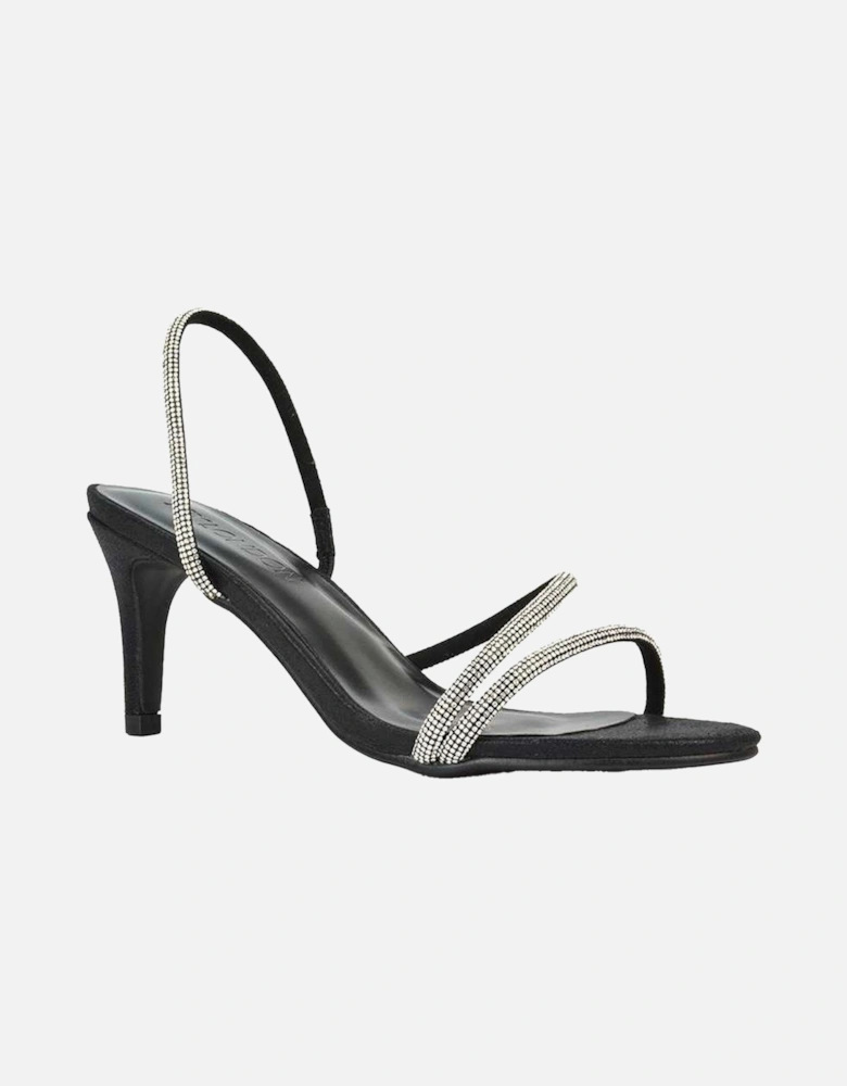 Womens/Ladies Polly Diamante Stiletto Heel Sandals