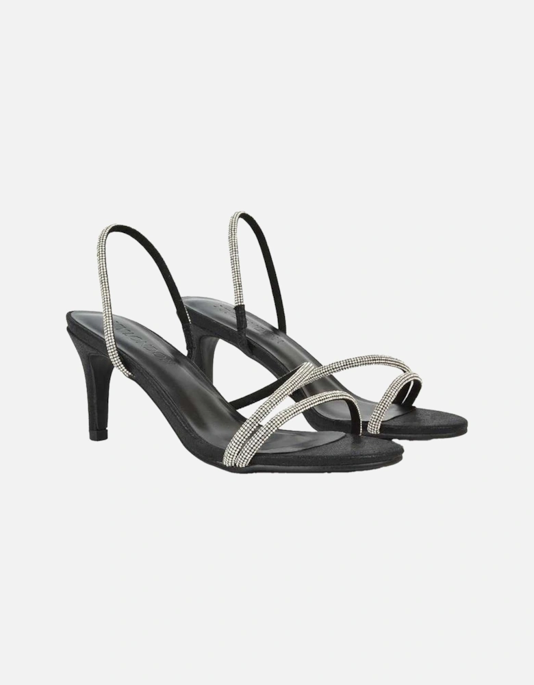 Womens/Ladies Polly Diamante Stiletto Heel Sandals