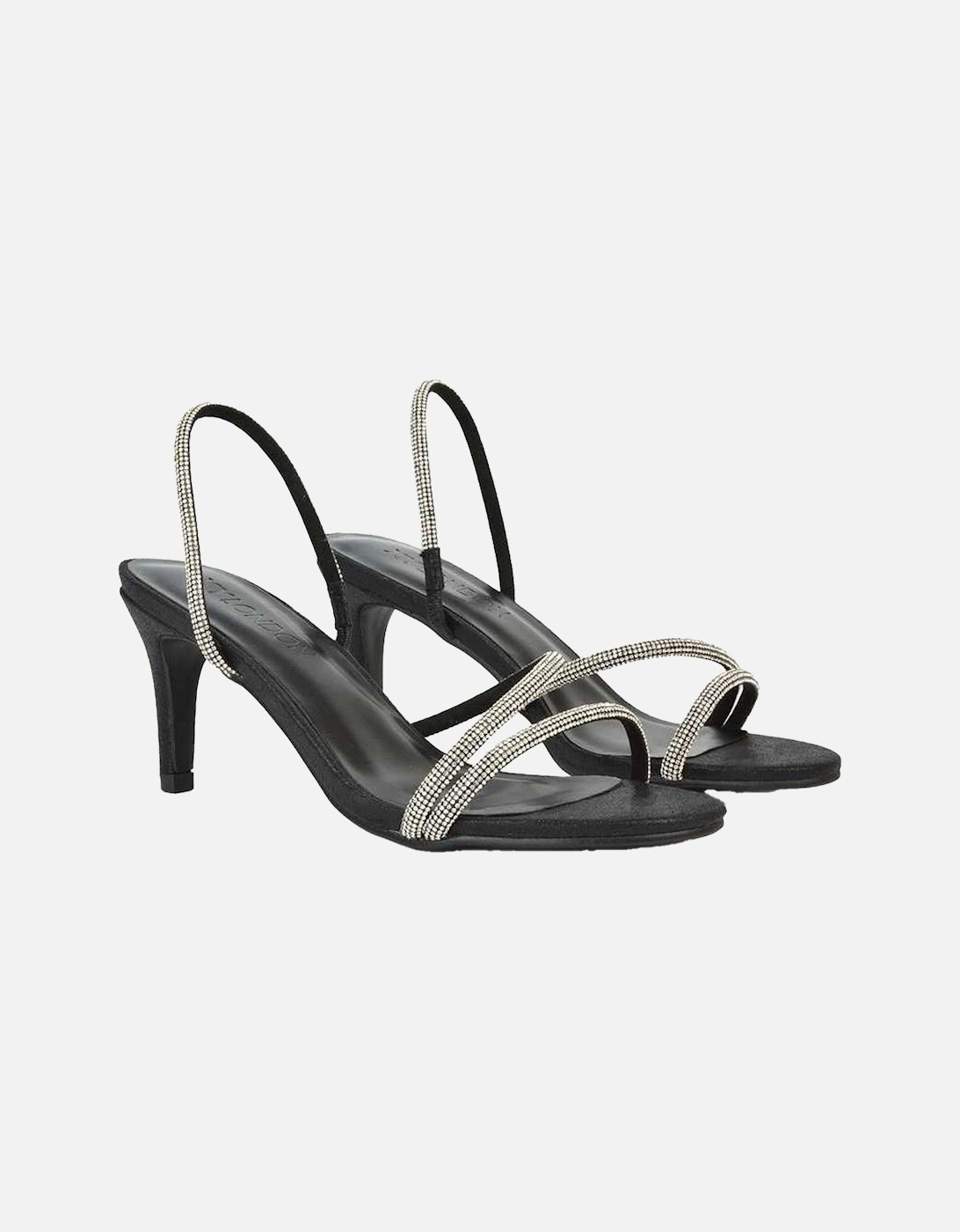 Womens/Ladies Polly Diamante Stiletto Heel Sandals