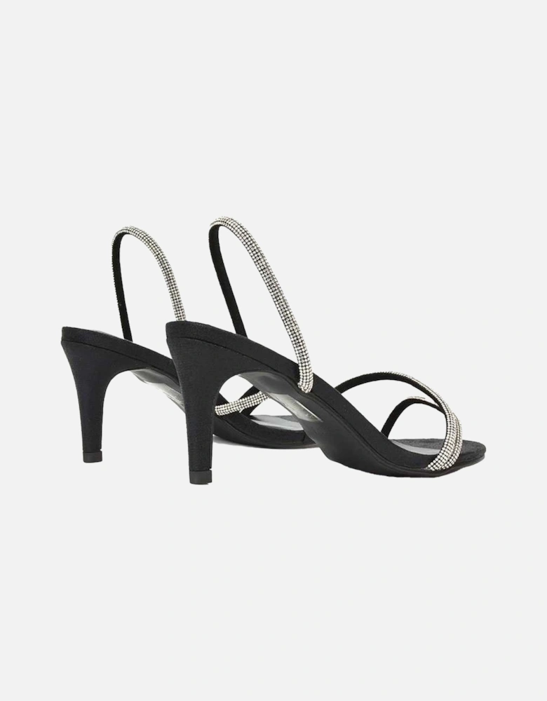 Womens/Ladies Polly Diamante Stiletto Heel Sandals