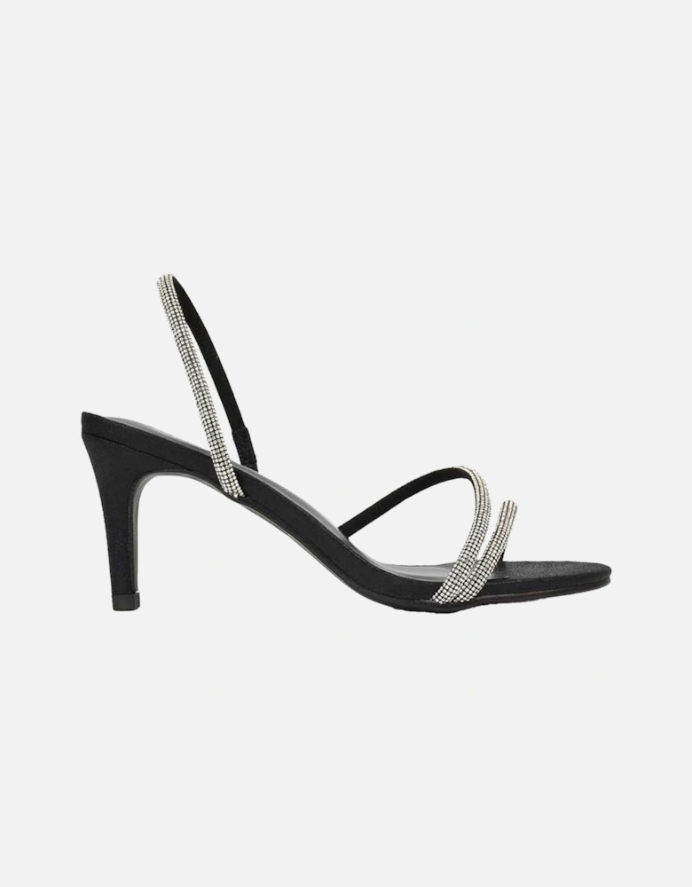 Womens/Ladies Polly Diamante Stiletto Heel Sandals