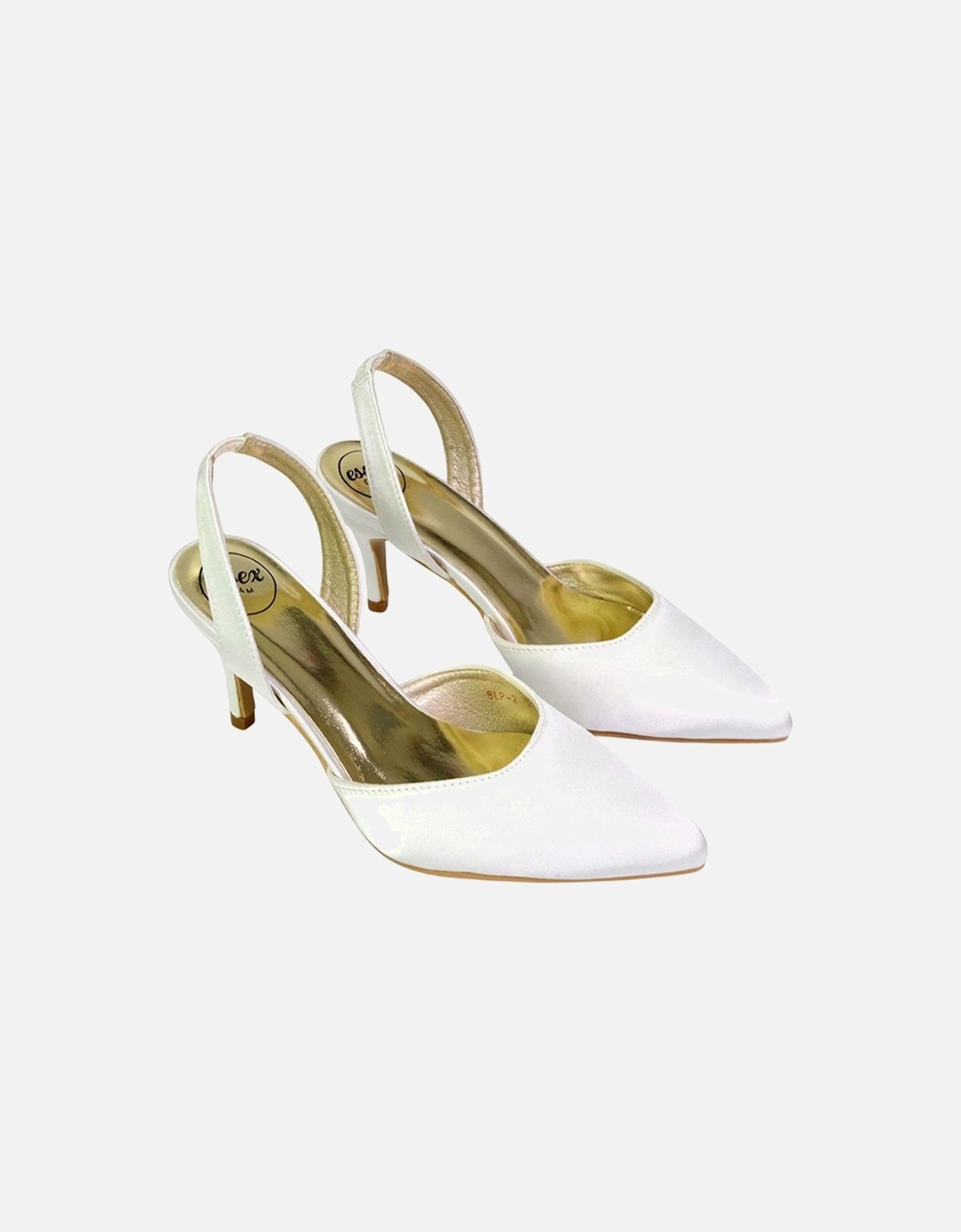 Womens/Ladies Imogen Sling Back Stiletto Heel Court Shoes, 5 of 4