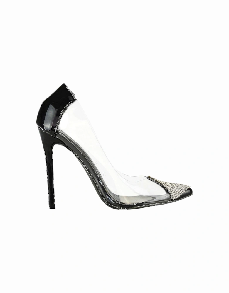 Womens/Ladies Kaz Patent Stiletto Heel Court Shoes