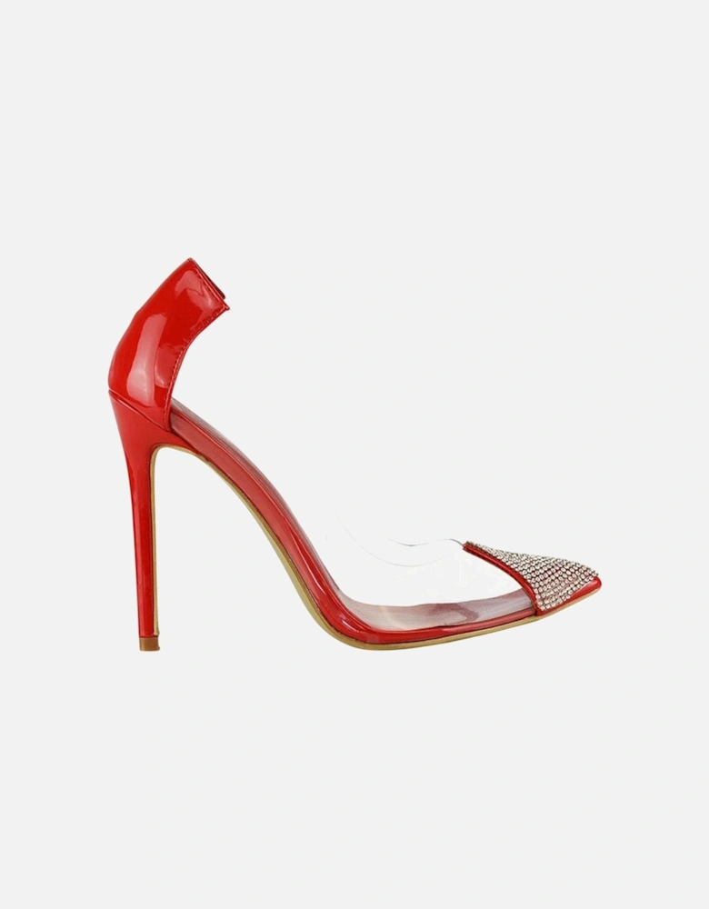 Womens/Ladies Kaz Patent Stiletto Heel Court Shoes