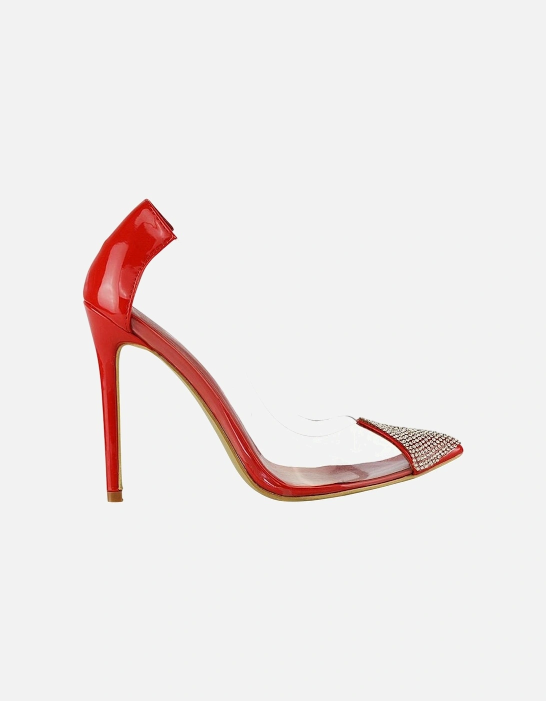 Womens/Ladies Kaz Patent Stiletto Heel Court Shoes