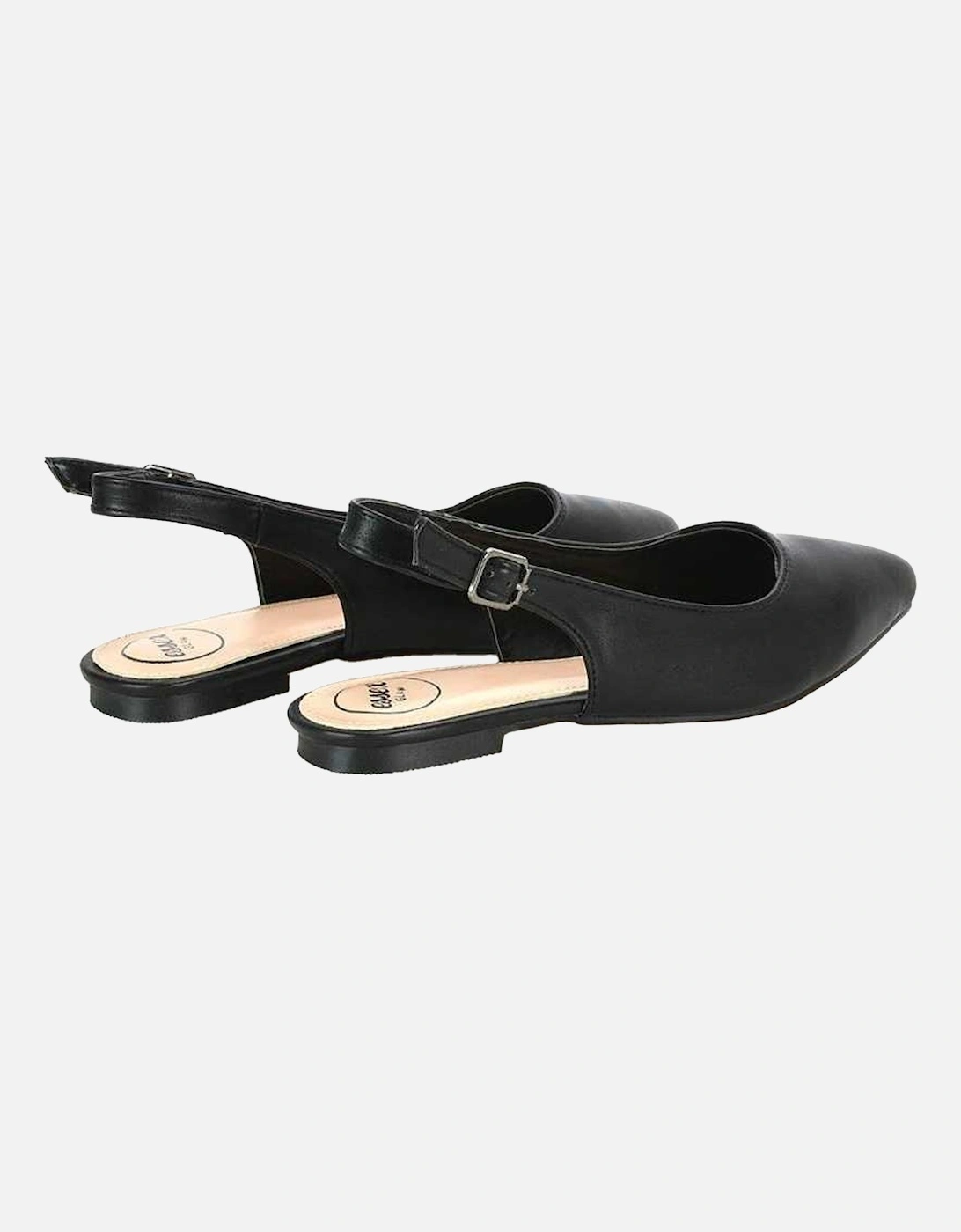 Womens/Ladies Mindy Sling Back Ballerina Flats