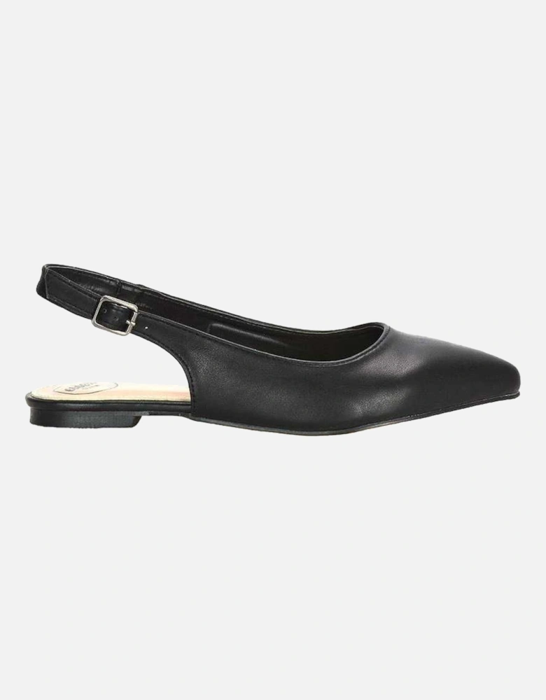 Womens/Ladies Mindy Sling Back Ballerina Flats