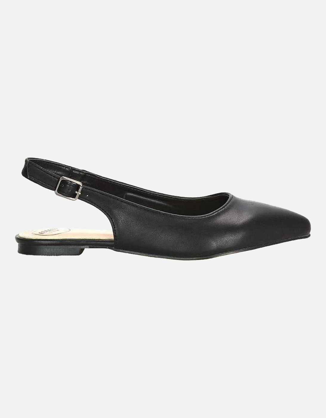 Womens/Ladies Mindy Sling Back Ballerina Flats