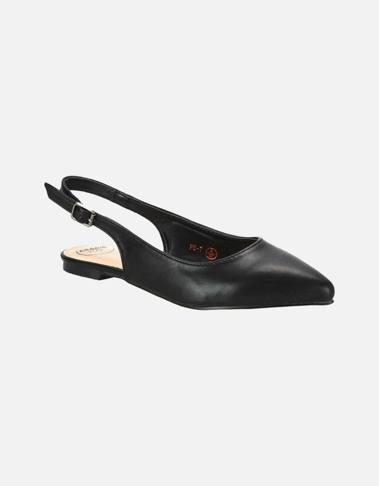 Womens/Ladies Mindy Sling Back Ballerina Flats