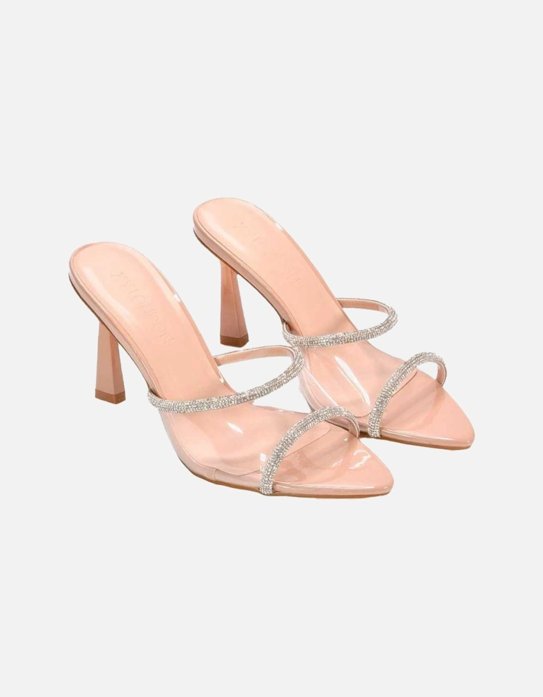 Womens/Ladies Luella Patent Leather Stiletto Heel Sandals