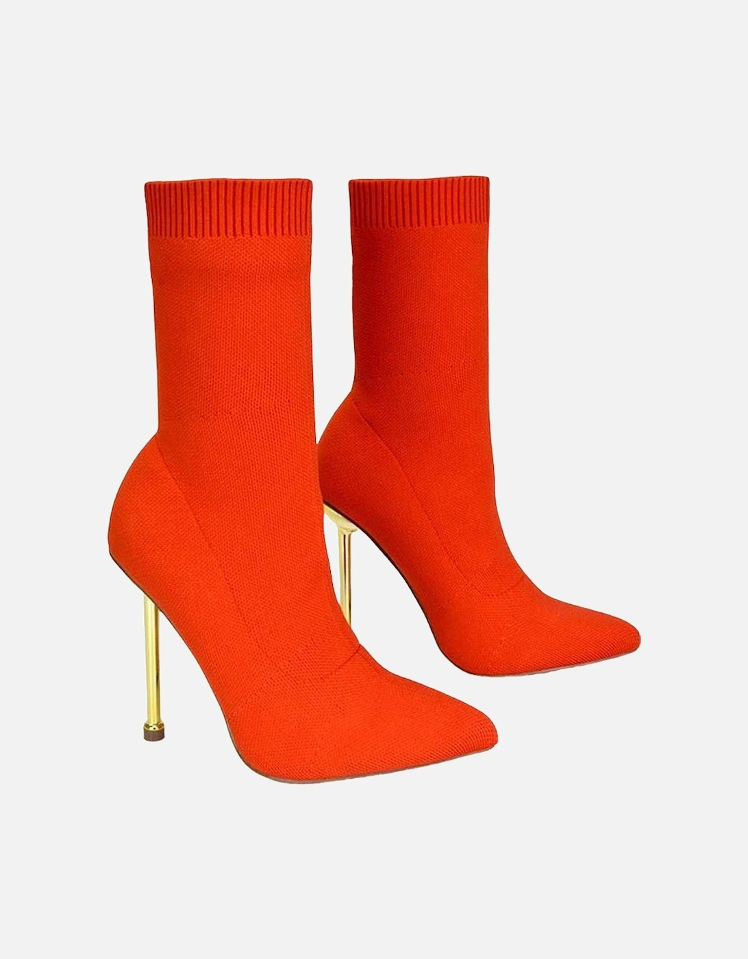 Womens/Ladies Raya Metallic Sock Boots