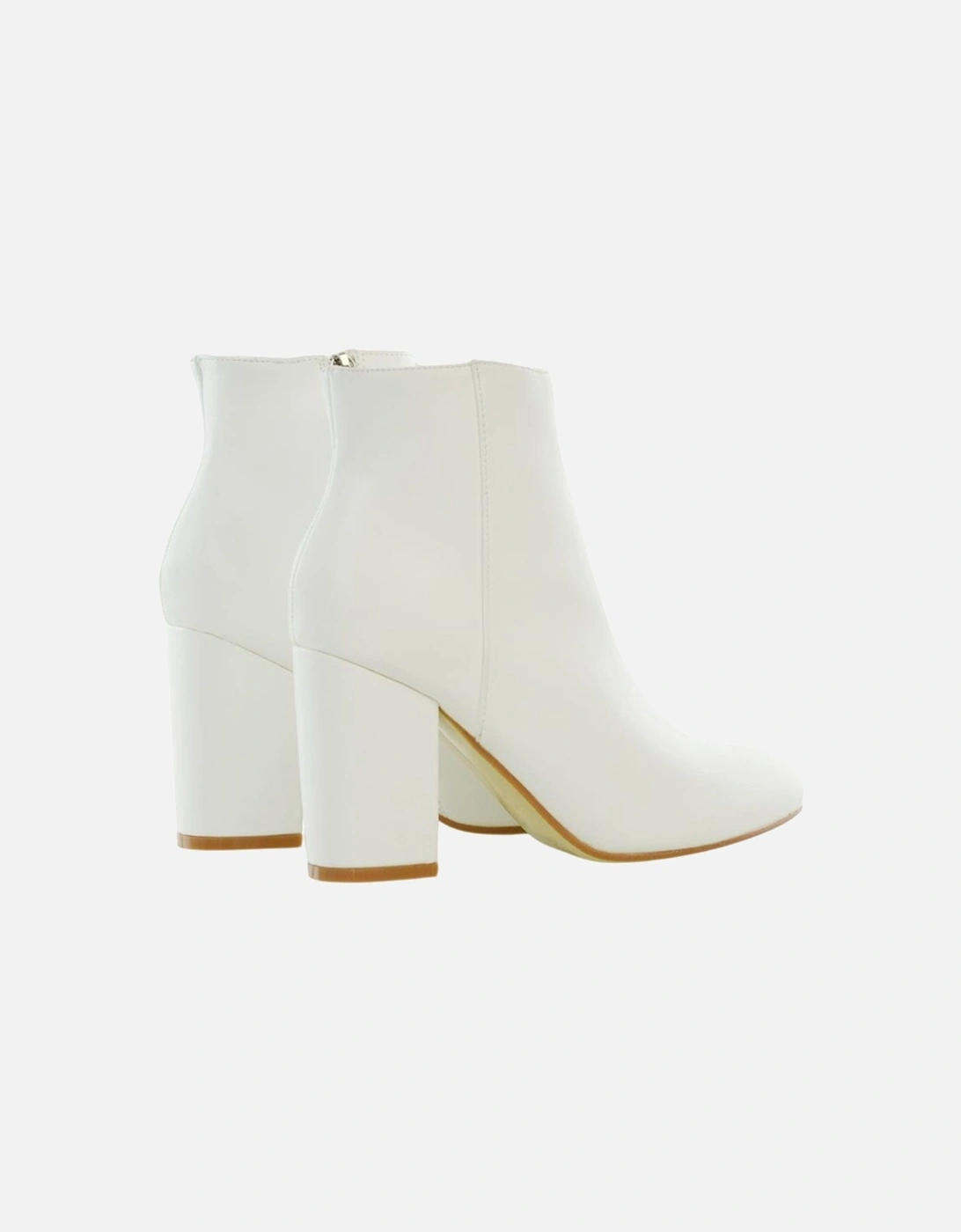 Womens/Ladies High Block Heel Ankle Boots