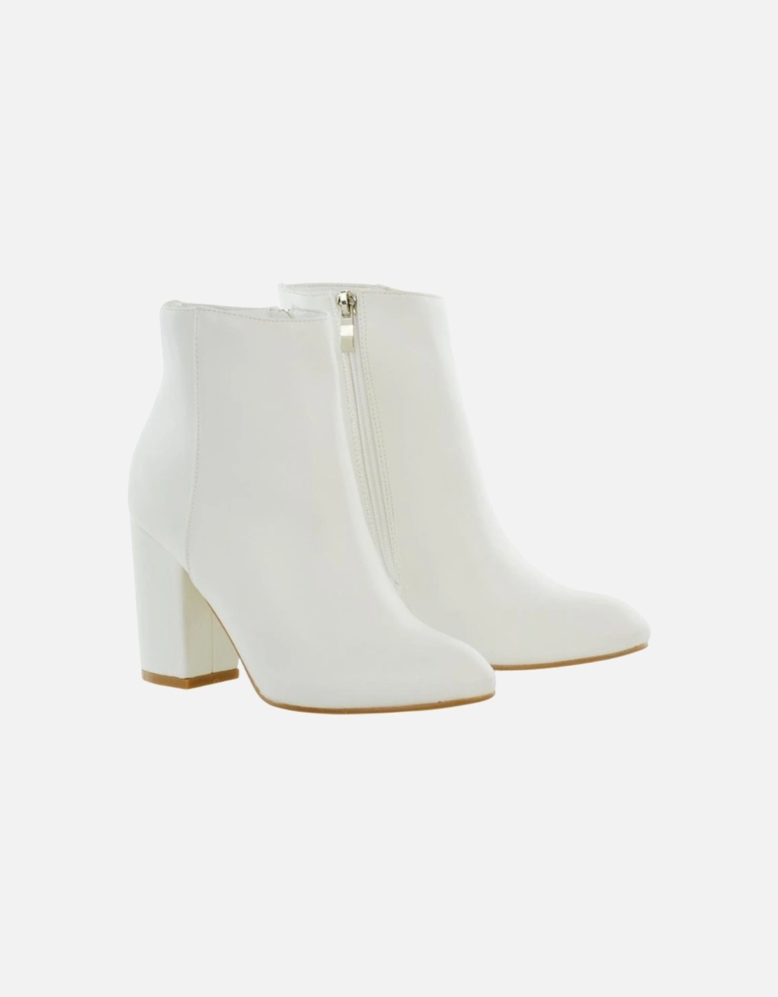 Womens/Ladies High Block Heel Ankle Boots, 6 of 5