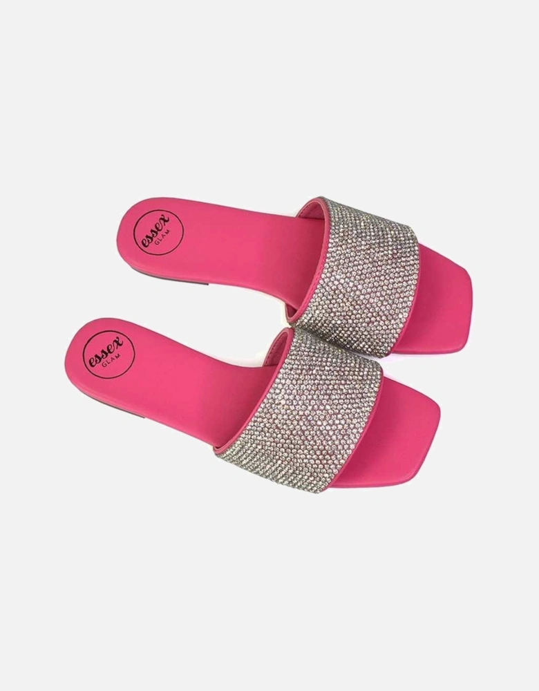 Womens/Ladies Vanity Square Toe Sandals