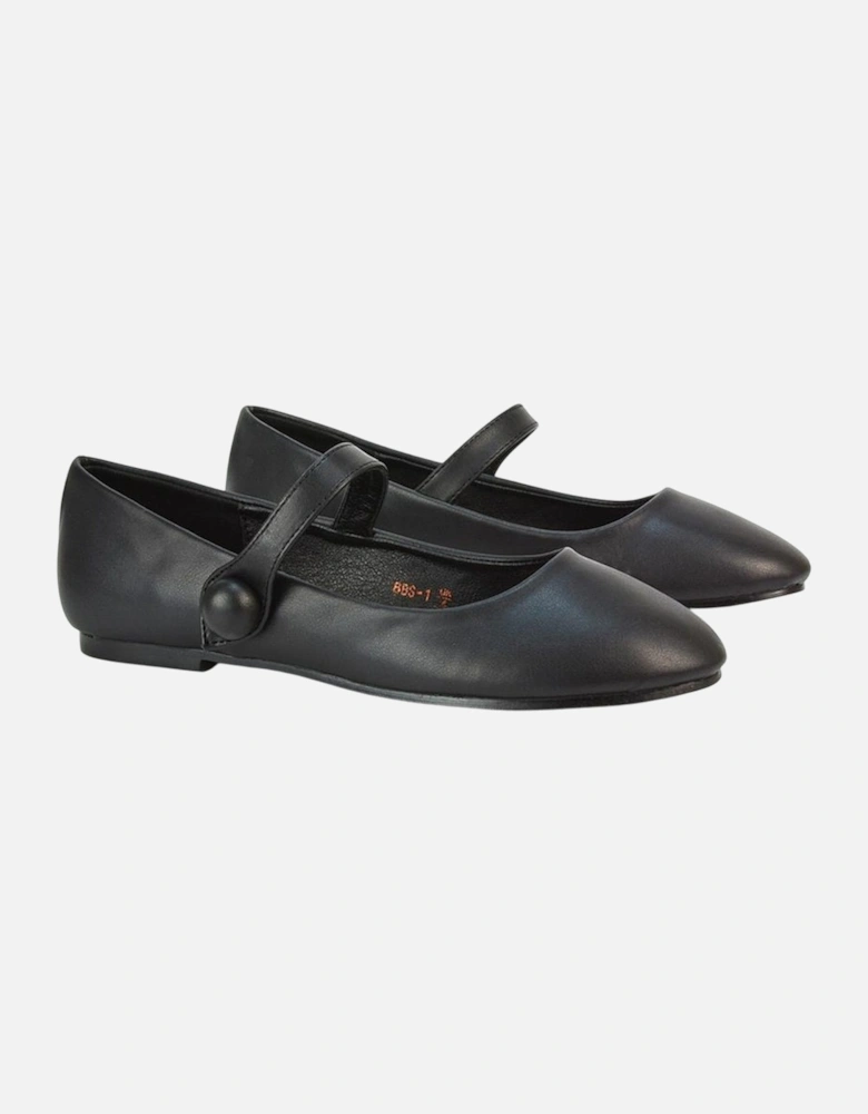 Womens/Ladies Joanna Closed Toe Flat Mary Janes