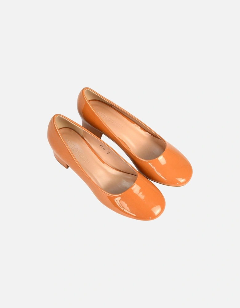 Womens/Ladies Liberty Patent Leather Court Pumps