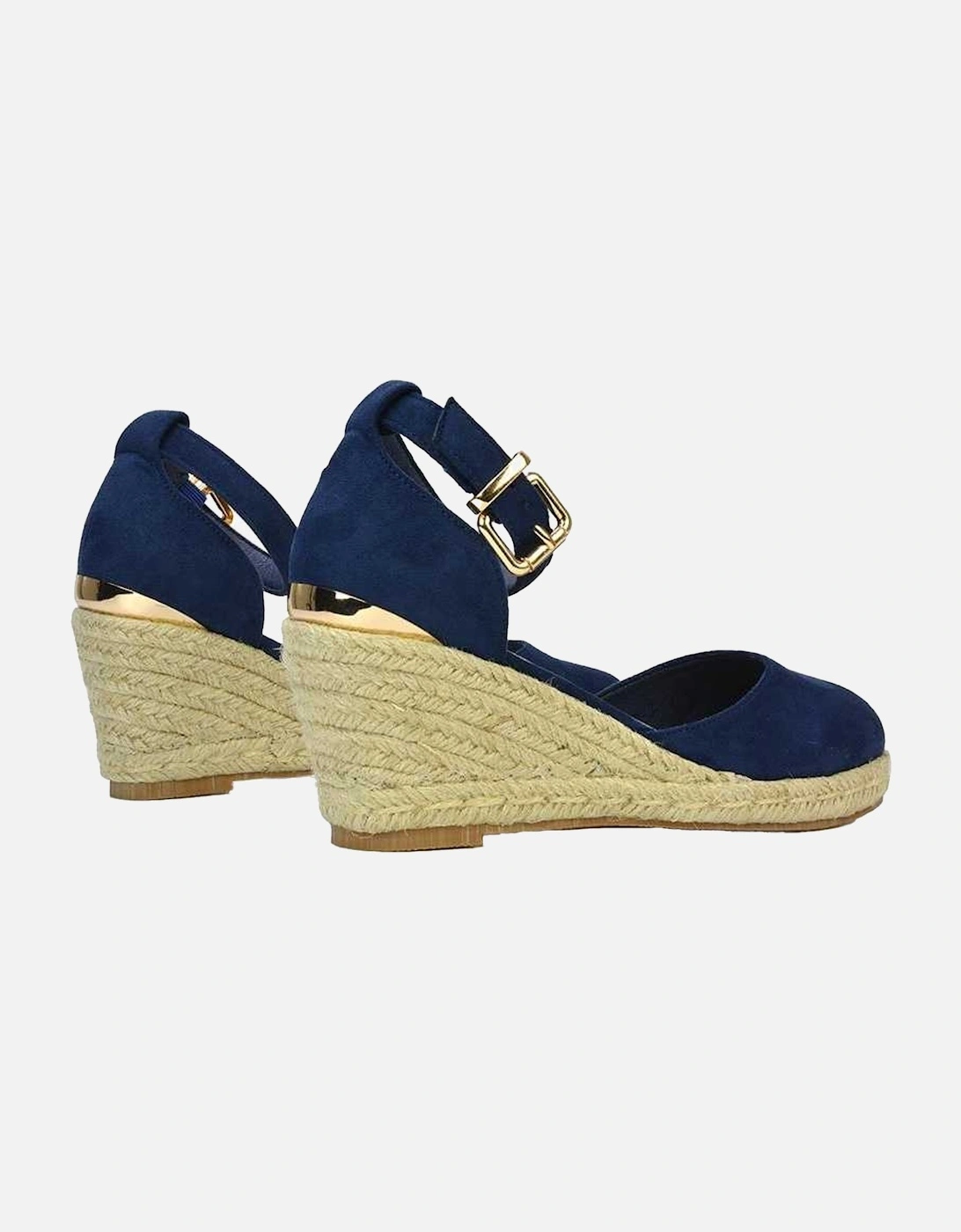 Womens/Ladies Forest Closed Toe Wedge Espadrilles