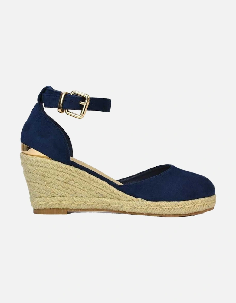 Womens/Ladies Forest Closed Toe Wedge Espadrilles