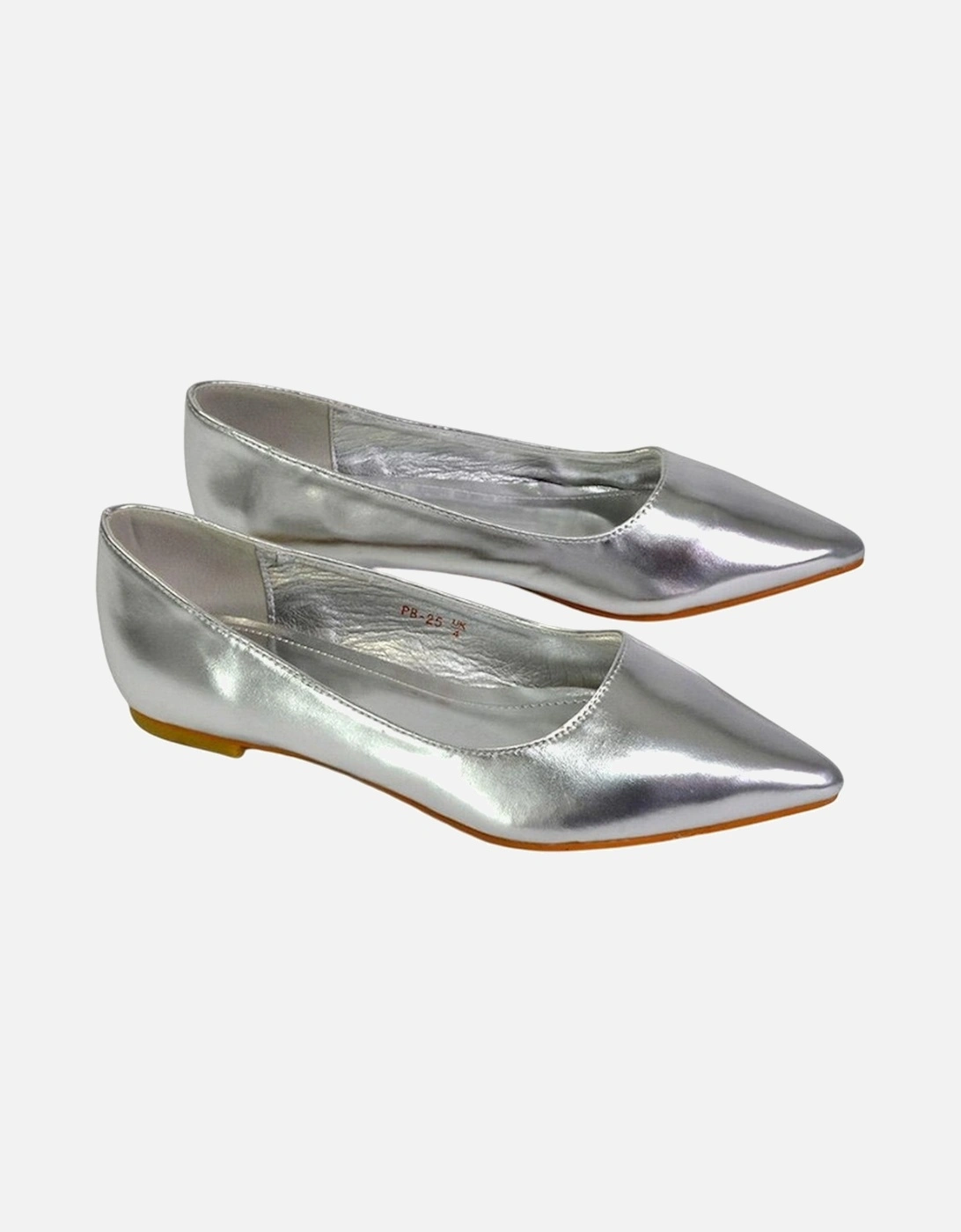 Womens/Ladies Bubbles Pointed Flat Ballerina Flats