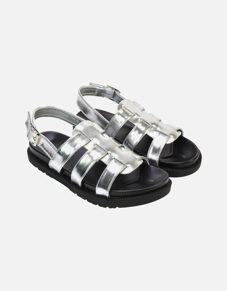 Womens/Ladies Gayna Strappy Sling Back Sandals