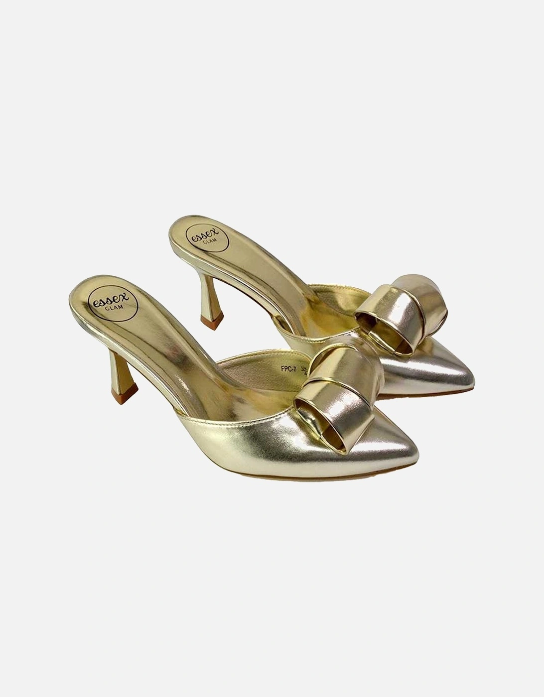 Womens/Ladies Keri Pointed Mid Stiletto Court Shoes